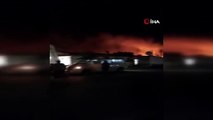 İzmir Menderes'te evlere yakın noktada yangın