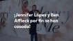 Jennifer López y Ben Affleck se casan en secreto en Las Vegas
