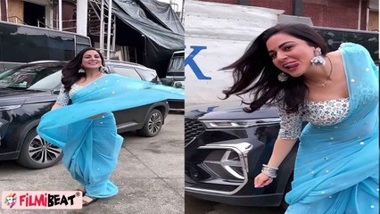 Kundali Bhagya की Preeta यानी Shraddha Arya साड़ी में दिखी यूं बलखाते; Watch video |FilmiBeat*TV