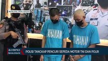 Polisi Tangkap Pencuri Sepeda Motor TNI dan Polri