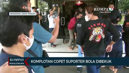 Komplotan Copet Suporter Sepak Bola Dibekuk