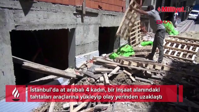 Sultangazi'de şoke eden hırsızlık! Bahçedeki halıyı bile çaldılar