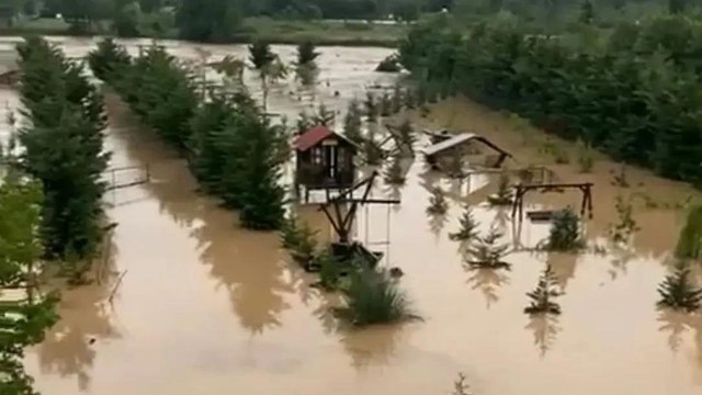 Ordu’da taşkın: Ev ve iş yerlerini su bastı