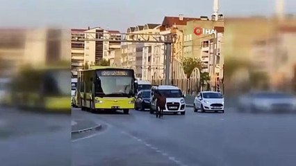 Görüntüler Bursa’dan! Sürücüler zor anlar yaşadı