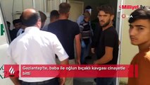 Baba ile oğlun bıçaklı kavgası cinayetle bitti