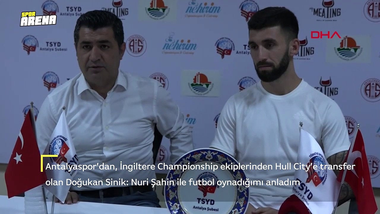 Doğukan Sinik: "Nuri Şahin ile futbol oynadığımı anladım"