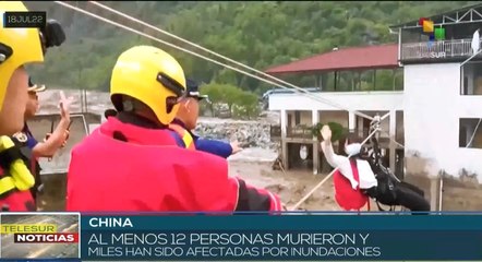 Regiones de la zona asiática sufren intensas precipitaciones