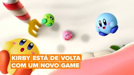 Kirby em um novo jogo de guloseimas