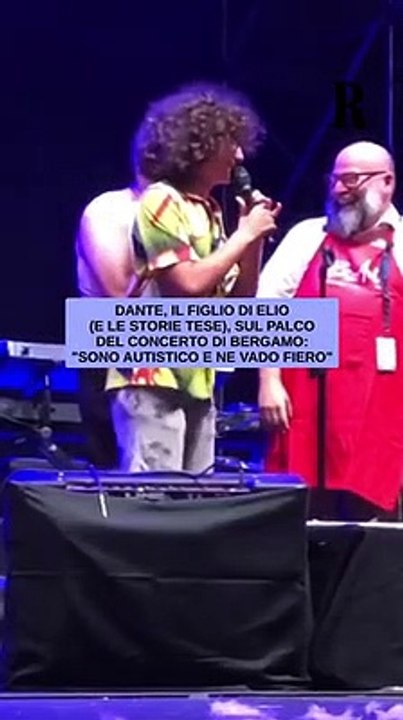 Dante, il figlio di Elio (e le storie tese) sul palco: "Sono autistico e ne vado fiero"