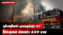 ยุโรปสู้ไฟป่า อุณหภูมิพุ่ง 47ํ โปรตุเกส ดับแล้ว 659 ราย | DAILYNEWS TODAY 18/07/65