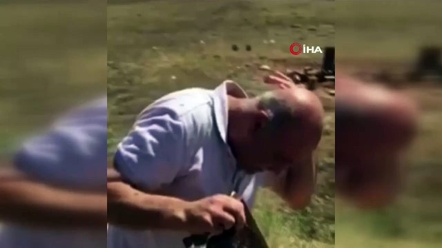 Arıcılık dede mesleği dedi... Arılar böyle saldırdı!