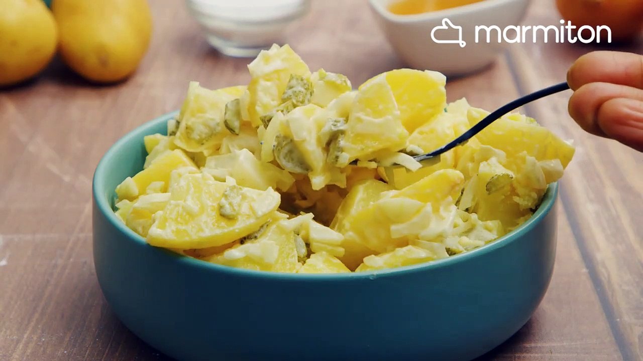 Rafraîchissez-vous avec cette délicieuse salade froide aux pommes de terre !