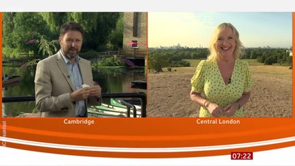 BBC Breakfast host hit with bird poo on TV