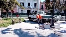 Andria: Piazza Municipio - proseguono i lavori di riqualificazione