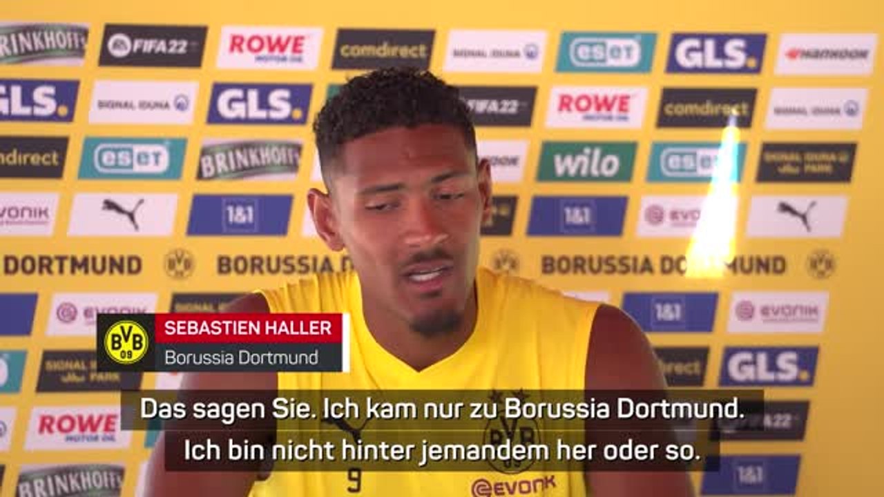 Haller stellt klar: Bin nicht Haalands Nachfolger