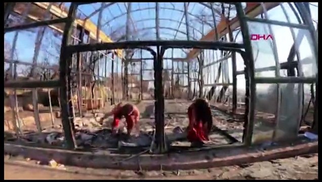 Manavgat yangınında küle dönen sanatevine dansla veda ettiler