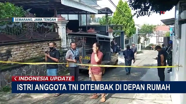 Gempar! Istri Anggota TNI Ditembak Orang Tak Dikenal di Depan Rumah