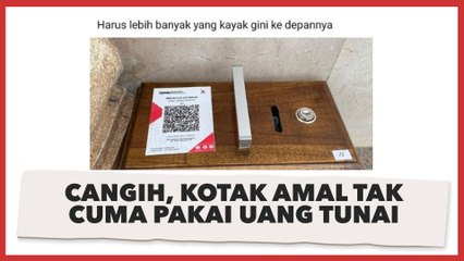 Makin Canggih! Kotak Amal Tak Cuma Pakai Uang Tunai, Masjid ini Terima Infaq Lewat Scan Qris Bikin Jemaah Senang