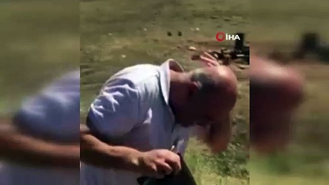 Arıcılık dede mesleği dedi, arılar saldırdı