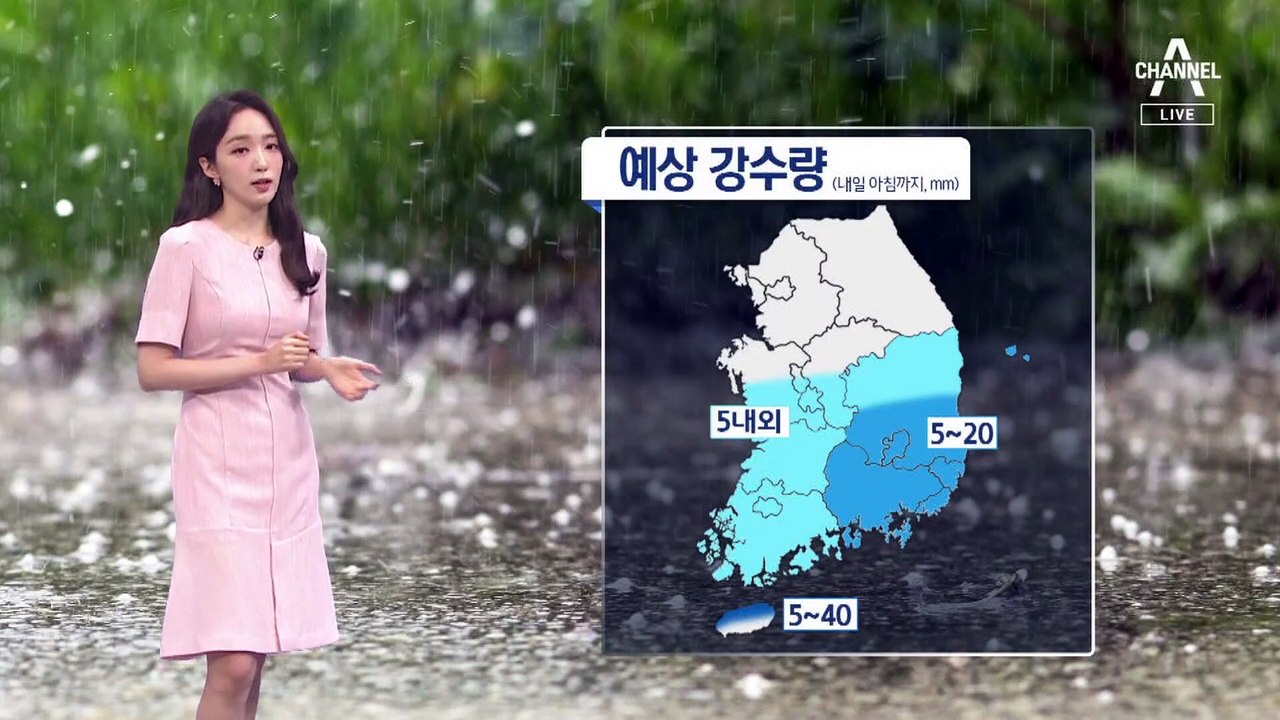 [날씨]내일 오전까지 남부·제주 비…비 그치고 전국 무더위