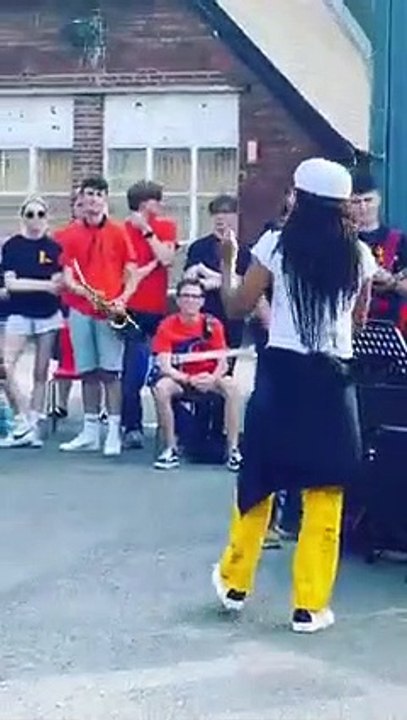 Nile Rodgers stuns young Doncaster musicians by dropping in at practice session