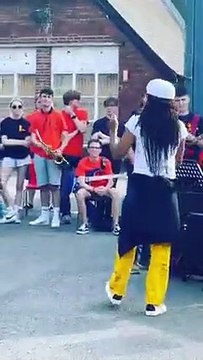 Nile Rodgers stuns young Doncaster musicians by dropping in at practice session