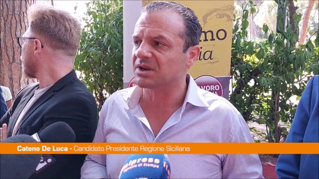 Elezioni regionali in Sicilia, Cateno De Luca Noi siamo al 41%