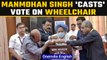 Presidential elections 2022: Manmohan Singh casts vote on a wheelchair | Oneindia news *News