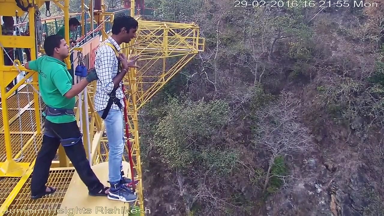 The Funny Bungee Jump in Rishikesh