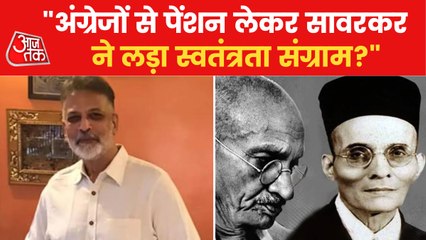 Bapu's great-grandson Tushar Gandhi speaks about Savarkar