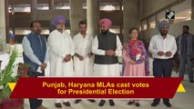 Punjab, Haryana MLAs cast votes for Presidential Election