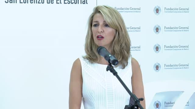 Yolanda Díaz, sobre el trabajador de la limpieza fallecido: Parece que las condiciones no han sido las mejores