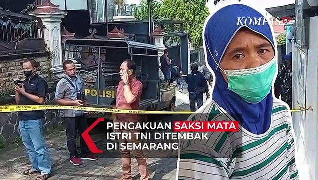 Pengakuan Saksi Mata Istri Anggota TNI Ditembak Orang Tak Dikenal di Semarang