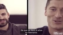 La conversación de Piqué y Lewandowski en 2018 que ahora se viraliza