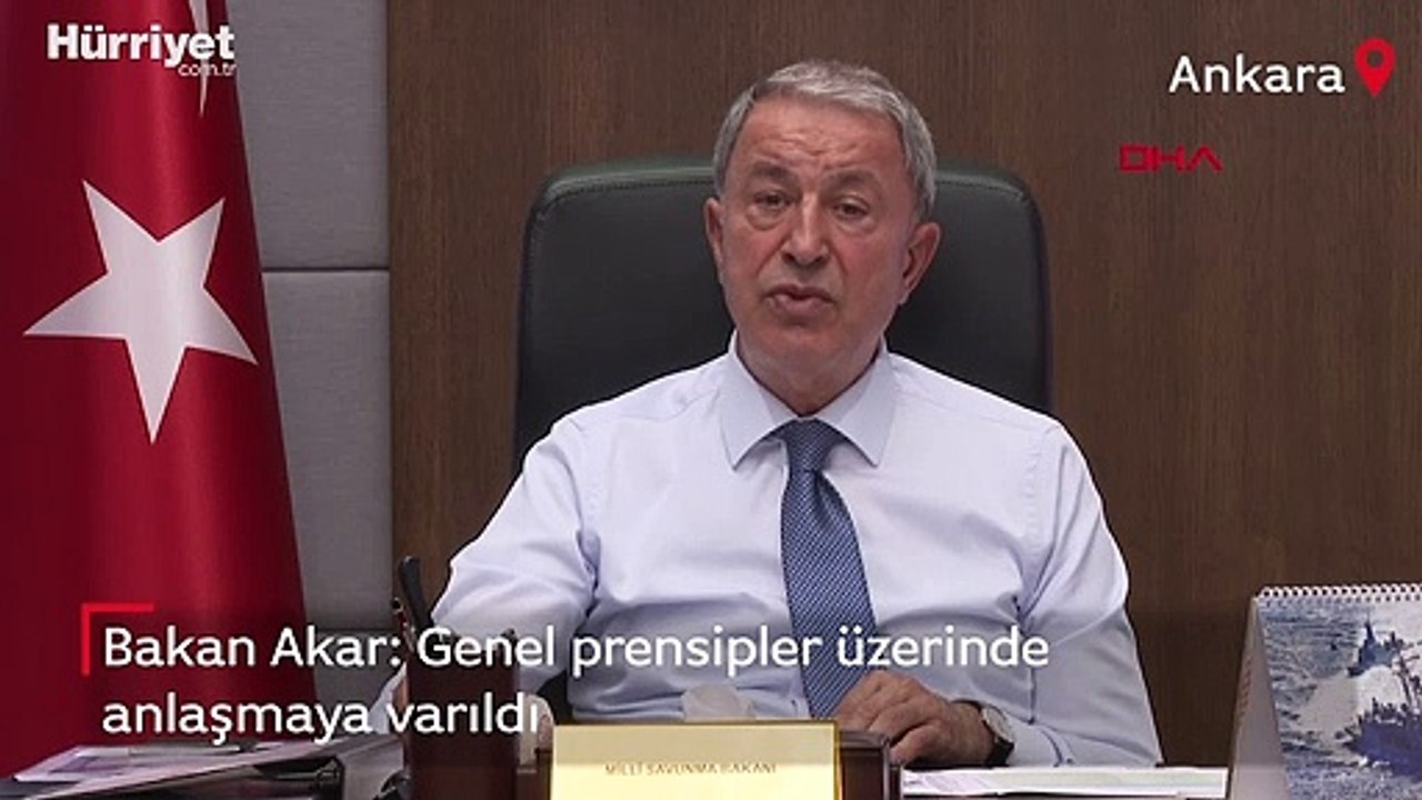 Tahıl koridoru için dörtlü toplantı... Bakan Akar: Genel prensipler üzerinde anlaşmaya varıldı