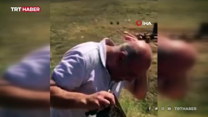 'Dede mesleğim' dedi önlem almadı, arıların saldırısına uğradı