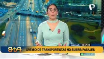 Consorcio de transporte La 50, Nueva América, Etuchisa y El Urbanito no subirá tarifa de pasajes