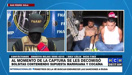 ¡Con armas y droga! Caen cuatro mareros que planeaban nueva masacre en SPS