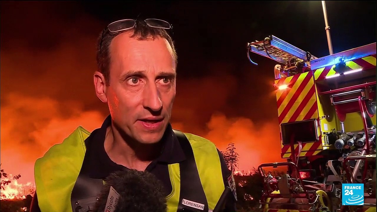 Incendies en Gironde: évacuation préventive de 8.000 personnes