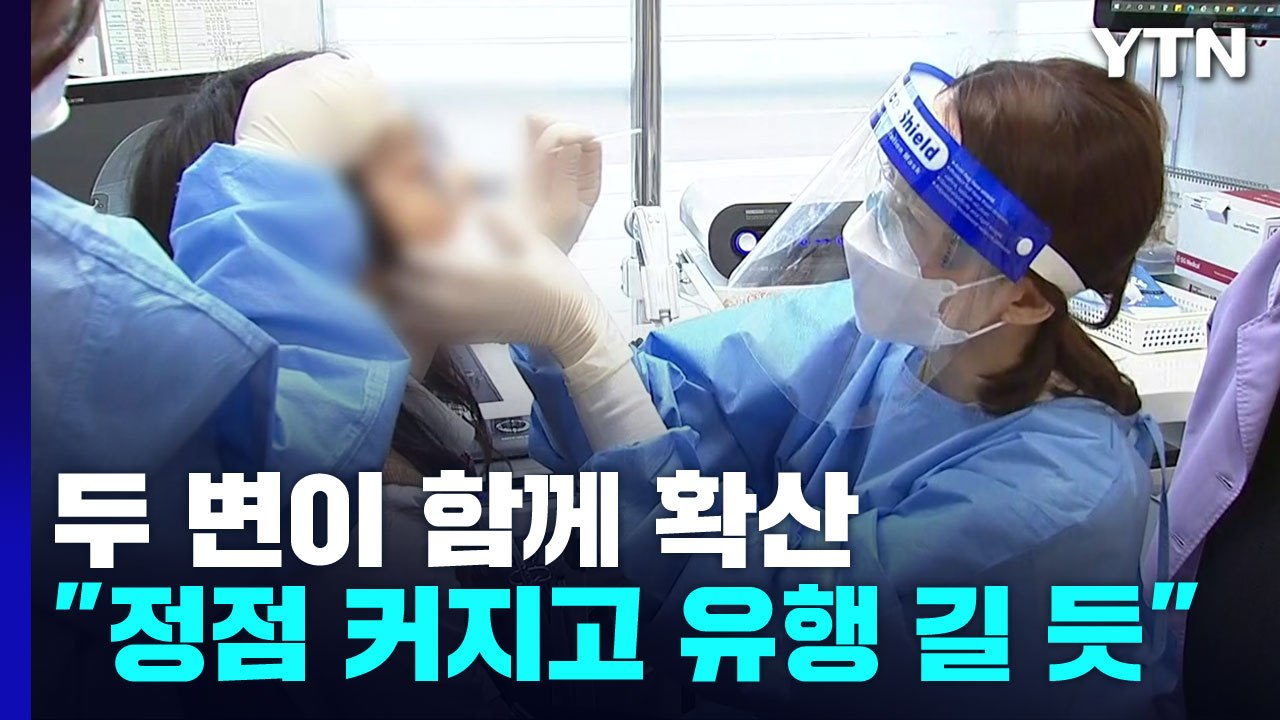 전파력 강한 두 변이 함께 확산..."정점 커지고 유행 길어질 듯" / YTN