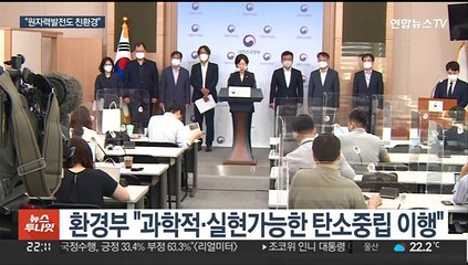 "실현가능한 탄소중립…녹색분류에 원전 포함"