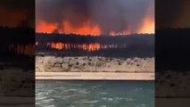 «C'est un truc de fou!» : en Gironde, le feu envahit les plages