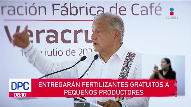 Entregarán fertilizantes gratuitos a pequeños productores: López Obrador
