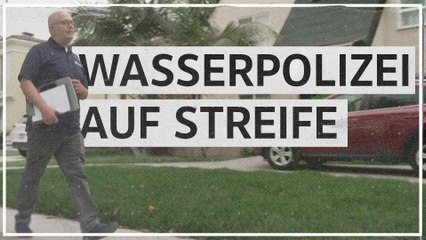 „Wasserpolizei“ patrouilliert durch die Straßen von Los Angeles