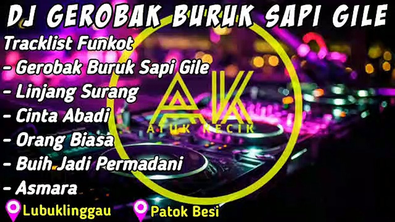 DJ GEROBAK BURUK SAPI GILE TERBARU 2020  Linjang Surang  Full Bass