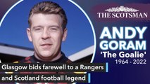 Andy Goram Funeral: Fans pay respects to iconic Rangers and Scotland Goalie