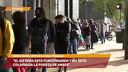 "El sistema está funcionando y no está colapsada la puerta de Anses"