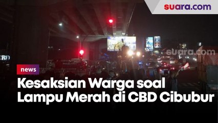 Kesaksian Warga Sekitar Soal Lampu Merah yang Dianggap Perenggut Nyawa di CBD Cibubur