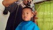 ADIB Anak Kecil Cukur rambut # viral #fyp#anakpintar #çukur#dailymotion