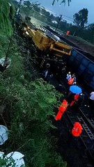 VIDEO: Goods train: लिमखेड़ा में गुड्ज ट्रेन पटरी से उतरी, रेल यातायात रहा प्रभावित